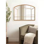 Specchio da parete ad arco Gervais 36"x27" oro Kate & Laurel All Things Decor