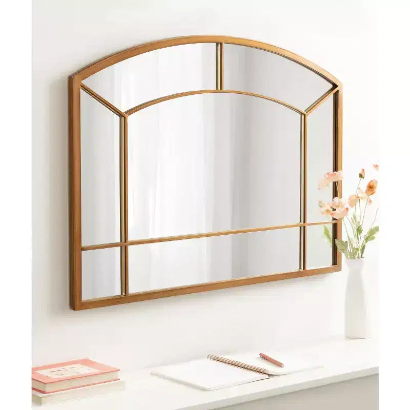 Specchio da parete ad arco Gervais 36"x27" oro Kate & Laurel All Things Decor