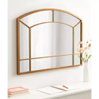 Specchio da parete ad arco Gervais 36"x27" oro Kate & Laurel All Things Decor