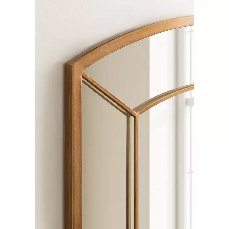 Specchio da parete ad arco Gervais 36"x27" oro Kate & Laurel All Things Decor