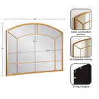 Specchio da parete ad arco Gervais 36"x27" oro Kate & Laurel All Things Decor