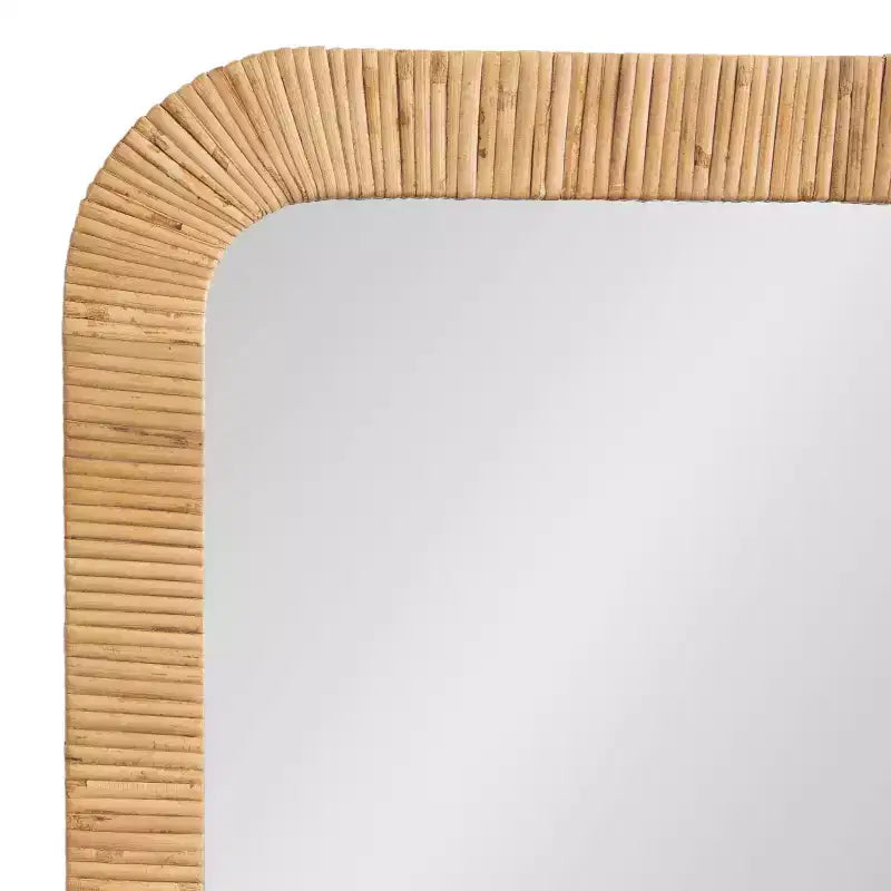Specchio da parete rettangolare incorniciato Rahfy Kate & Laurel All Things Decor, 45,7x121,9 cm, colore naturale