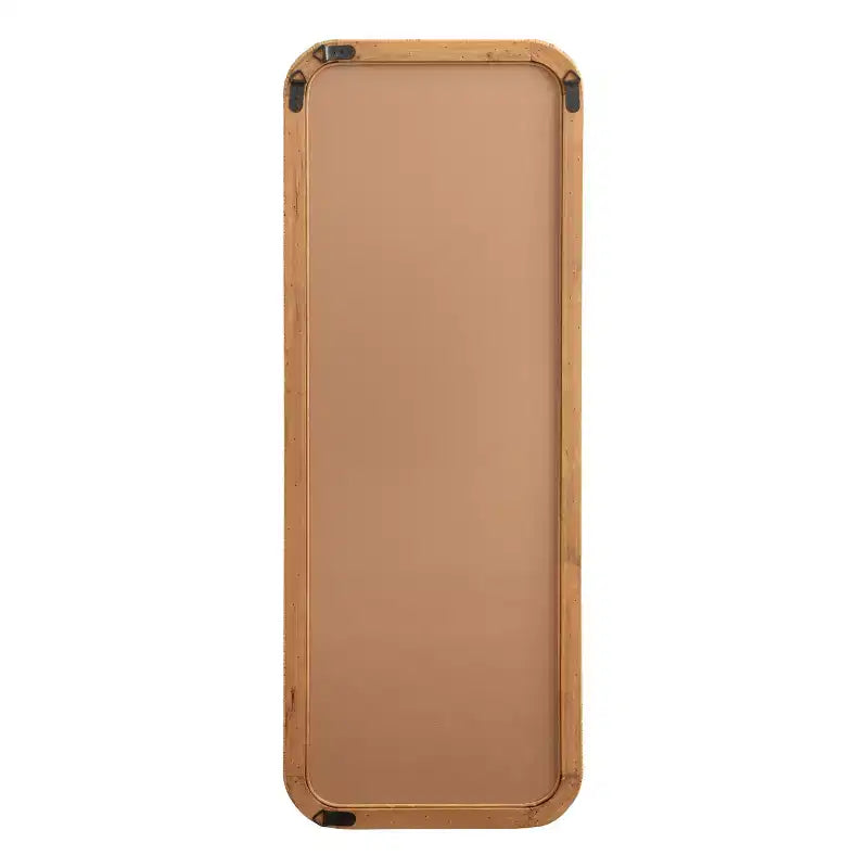 Specchio da parete rettangolare incorniciato Rahfy Kate & Laurel All Things Decor, 45,7x121,9 cm, colore naturale
