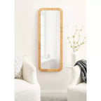 Specchio da parete rettangolare incorniciato Rahfy Kate & Laurel All Things Decor, 45,7x121,9 cm, colore naturale