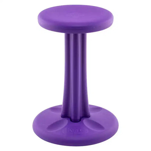 18.7" PreTeen Wobble Chair Purple - Kore: Active Sitting Stool, Fixed Height, Plastic Frame, Ages 10+