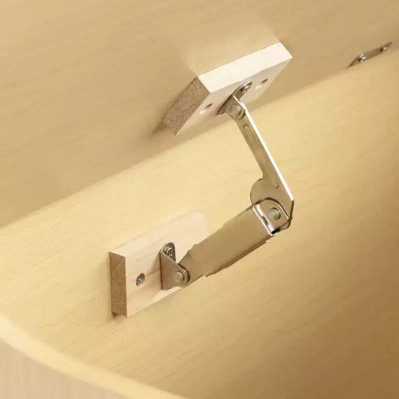 Humble Crew Kids' Jaime Cofanetto portagiochi con cerniera in legno: Telaio in MDF, Componenti in acciaio, Ripiani a scomparti, 1 cassetto, 1 ripiano