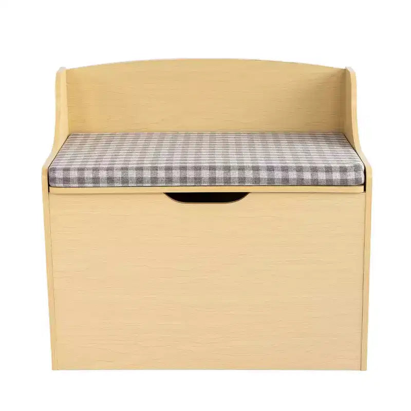Humble Crew Kids' Jaime Cofanetto portagiochi con cerniera in legno: Telaio in MDF, Componenti in acciaio, Ripiani a scomparti, 1 cassetto, 1 ripiano