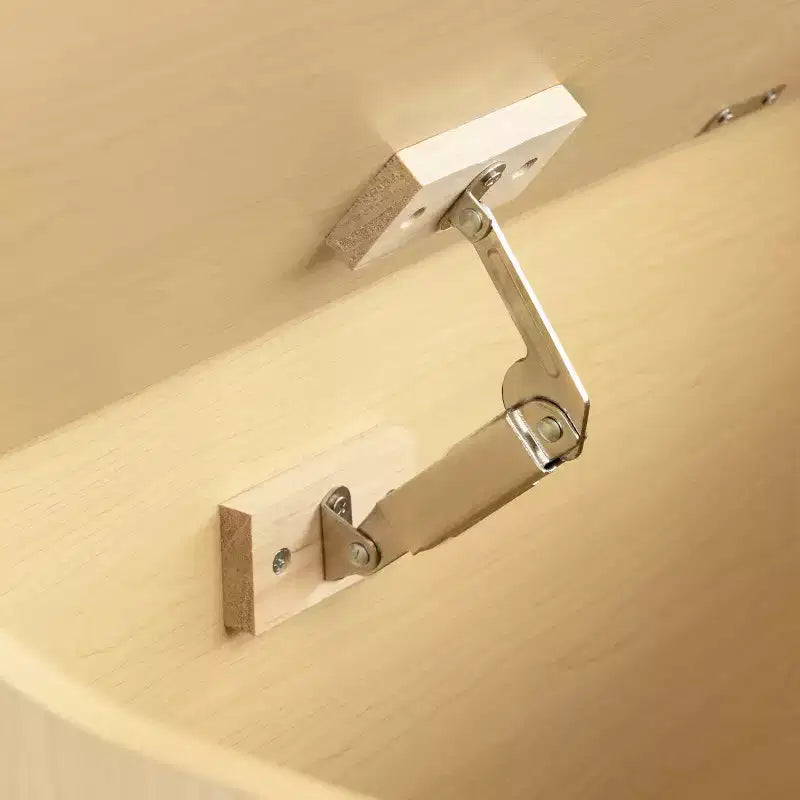 Humble Crew Kids' Jaime Cofanetto portagiochi con cerniera in legno: Telaio in MDF, Componenti in acciaio, Ripiani a scomparti, 1 cassetto, 1 ripiano