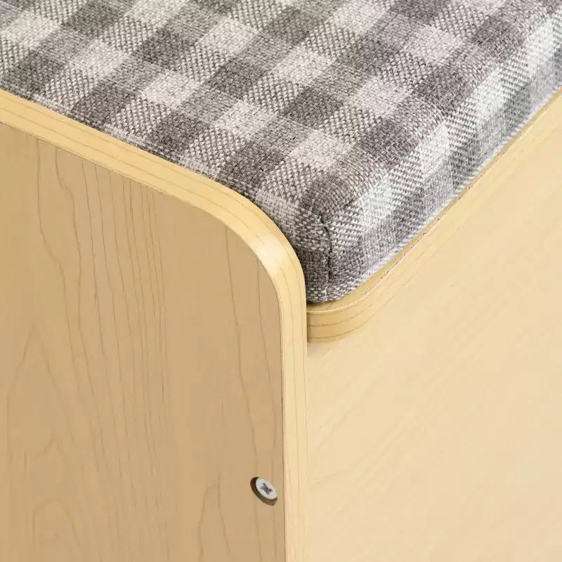 Humble Crew Kids' Jaime Cofanetto portagiochi con cerniera in legno: Telaio in MDF, Componenti in acciaio, Ripiani a scomparti, 1 cassetto, 1 ripiano