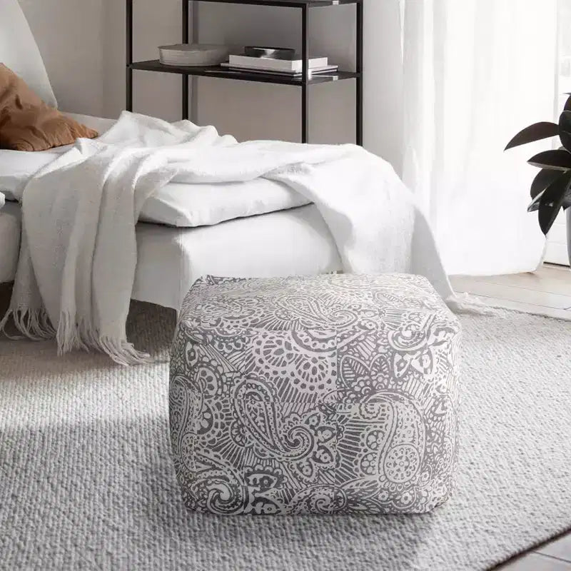Pouf in velluto ChaletPosh 24 pollici