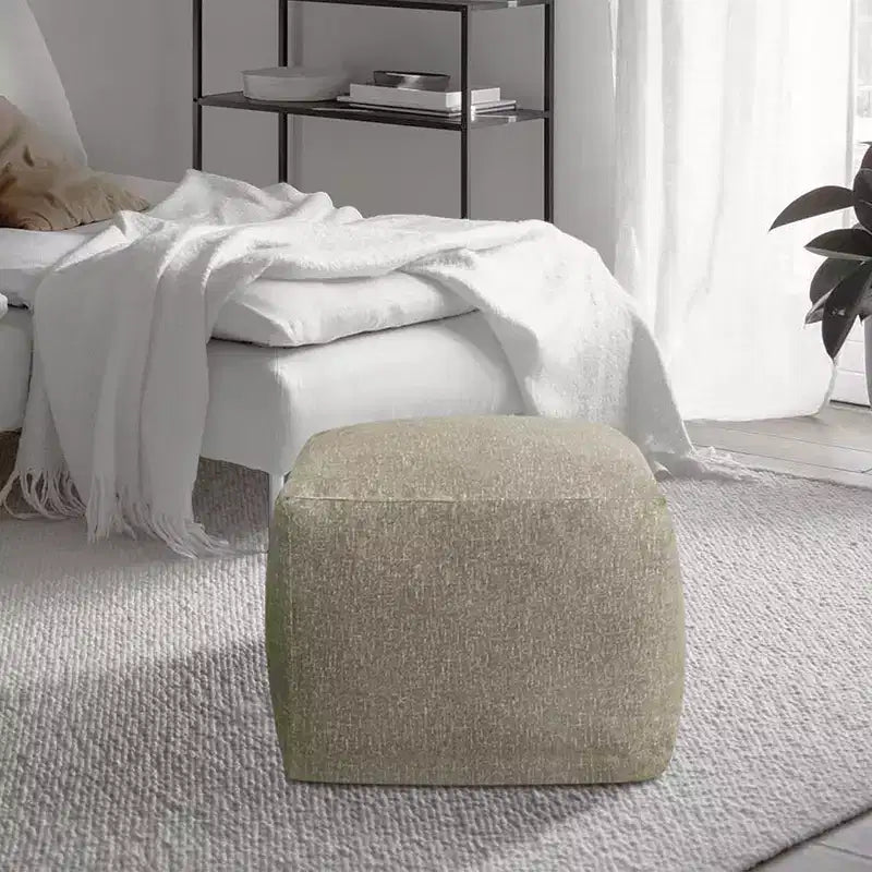 Pouf in velluto ChaletPosh 24 pollici