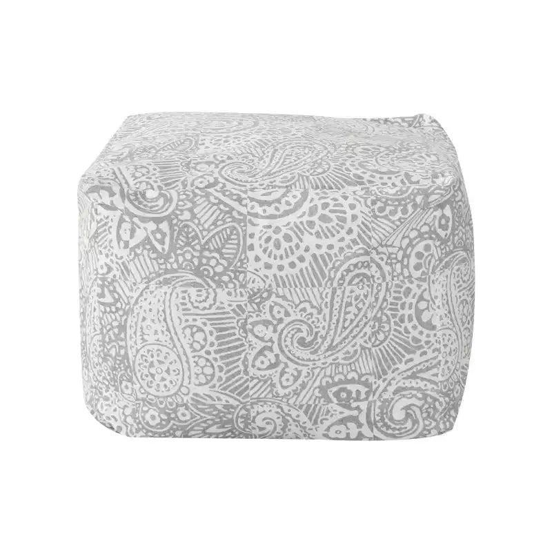 Pouf in velluto ChaletPosh 24 pollici