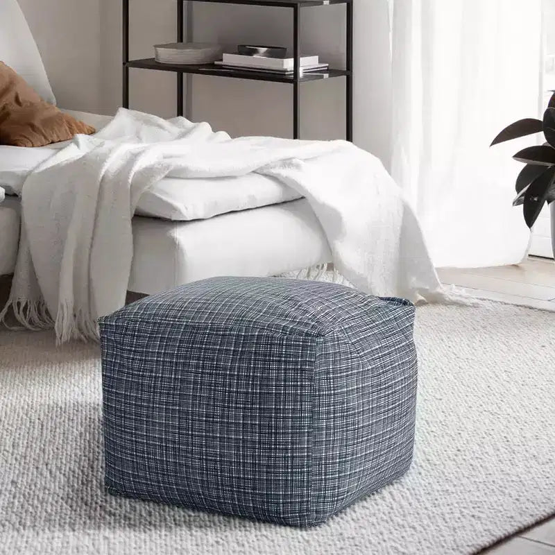 Pouf in velluto ChaletPosh 24 pollici
