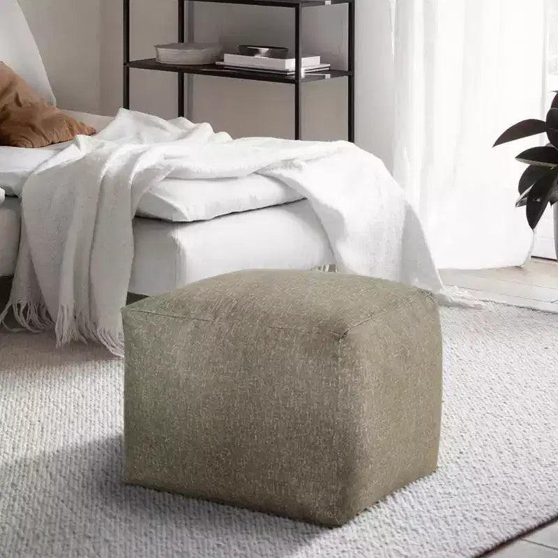 Pouf in velluto ChaletPosh 24 pollici
