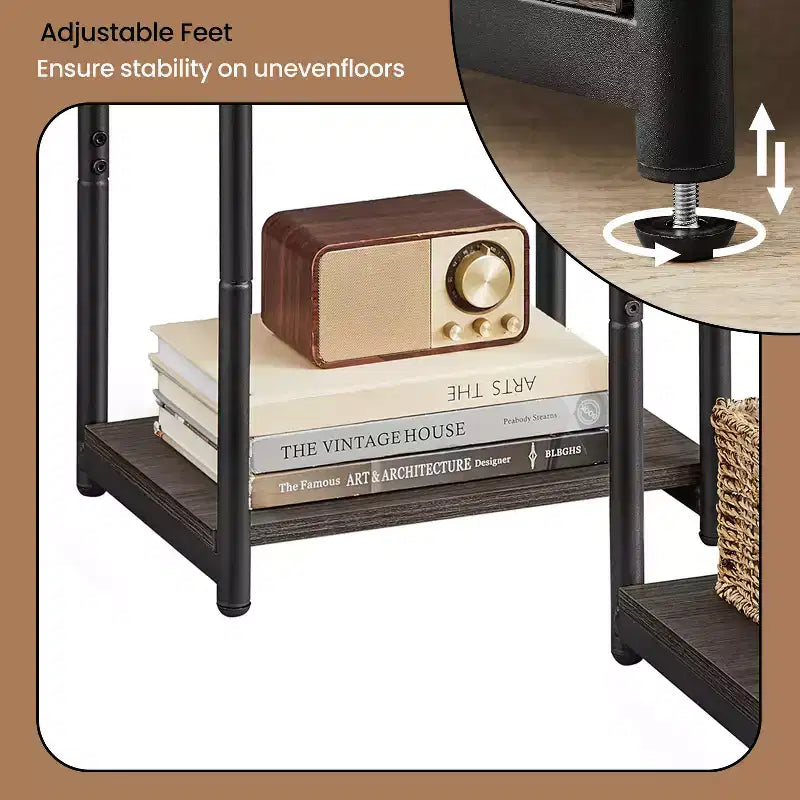 Tavolino d'accento, tavolini da salotto moderni, comodino, tavolini da camera da letto (set da 2)