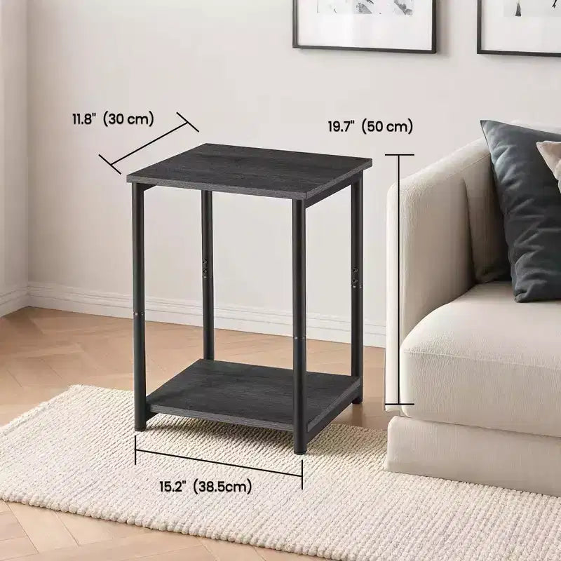 Tavolino d'accento, tavolini da salotto moderni, comodino, tavolini da camera da letto (set da 2)