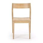 Plank+Beam Set di 4 Sedie Moderne per Sala da Pranzo, Sedie in Legno Massello per Cucina, Ufficio, Soggiorno