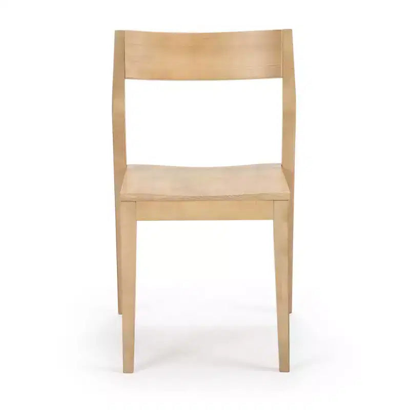 Plank+Beam Set di 4 Sedie Moderne per Sala da Pranzo, Sedie in Legno Massello per Cucina, Ufficio, Soggiorno