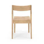 Plank+Beam Set di 4 Sedie Moderne per Sala da Pranzo, Sedie in Legno Massello per Cucina, Ufficio, Soggiorno