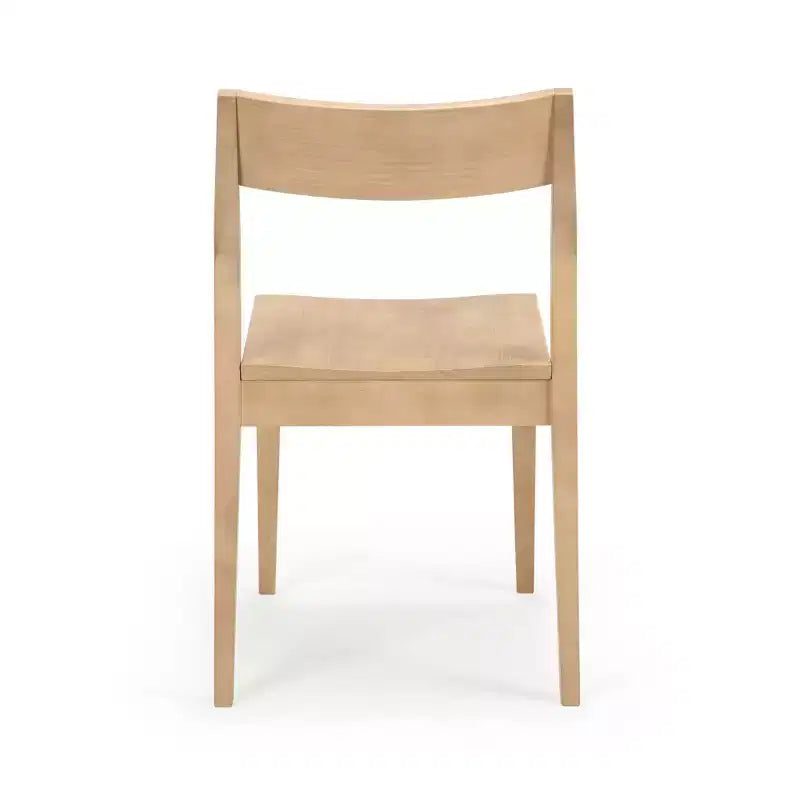 Plank+Beam Set di 4 Sedie Moderne per Sala da Pranzo, Sedie in Legno Massello per Cucina, Ufficio, Soggiorno
