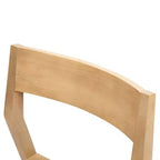 Plank+Beam Set di 4 Sedie Moderne per Sala da Pranzo, Sedie in Legno Massello per Cucina, Ufficio, Soggiorno