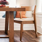 Plank+Beam Set di 4 Sedie Moderne per Sala da Pranzo, Sedie in Legno Massello per Cucina, Ufficio, Soggiorno