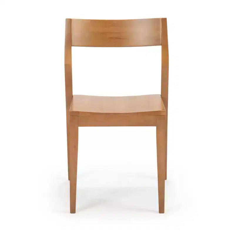 Plank+Beam Set di 4 Sedie Moderne per Sala da Pranzo, Sedie in Legno Massello per Cucina, Ufficio, Soggiorno