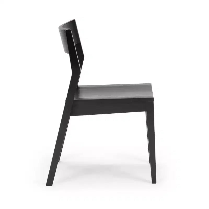 Plank+Beam Set di 4 Sedie Moderne per Sala da Pranzo, Sedie in Legno Massello per Cucina, Ufficio, Soggiorno