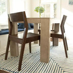Plank+Beam Set di 4 Sedie Moderne per Sala da Pranzo, Sedie in Legno Massello per Cucina, Ufficio, Soggiorno