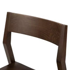 Plank+Beam Set di 4 Sedie Moderne per Sala da Pranzo, Sedie in Legno Massello per Cucina, Ufficio, Soggiorno