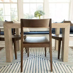 Plank+Beam Set di 4 Sedie Moderne per Sala da Pranzo, Sedie in Legno Massello per Cucina, Ufficio, Soggiorno