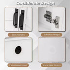 Costway Panchina Portascarpe Scarpiera con Cuscino 2 Ante 2 Ripiani Regolabili Stile Rustico