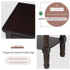 AndMakers Consolle rettangolare in legno da 23,7 pollici con 3 cassetti