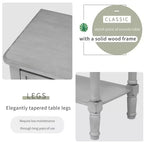 AndMakers Consolle rettangolare in legno da 23,7 pollici con 3 cassetti