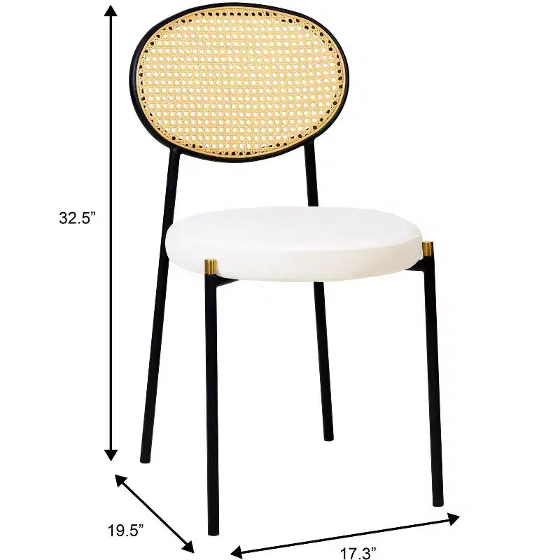 Set da pranzo LeisureMod 5 pezzi - Tavolo da pranzo rotondo da 36" con ripiano in MDF nero e base dorata, 4 sedie da pranzo in velluto con gambe in acciaio nero