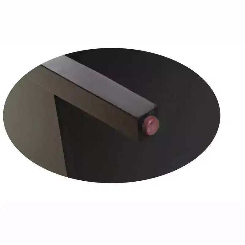 Kings Brand Furniture - Tavolo console in legno a 2 ante/Mobiletto contenitore accentuato Lisle, nero