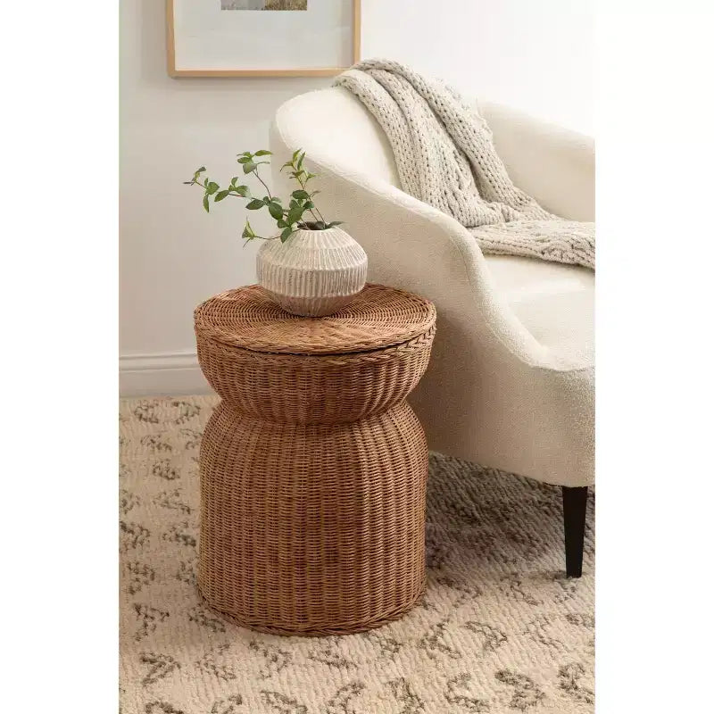 Tavolino Kate and Laurel Thatch Rattan