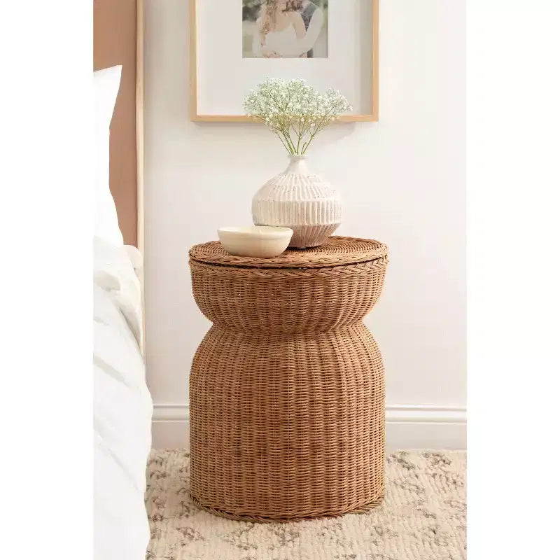Tavolino Kate and Laurel Thatch Rattan