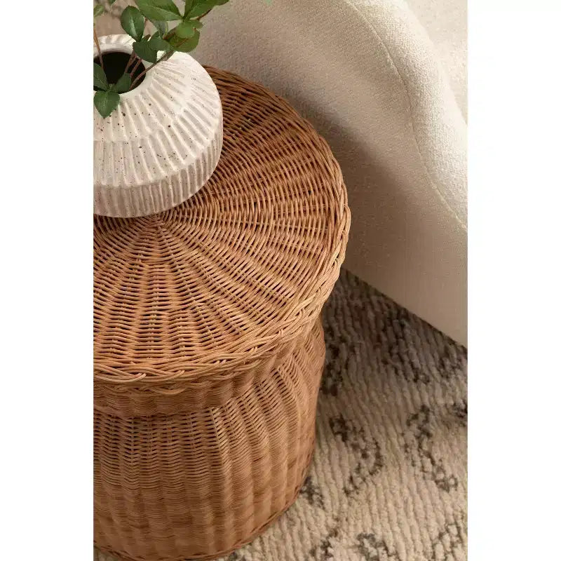 Tavolino Kate and Laurel Thatch Rattan