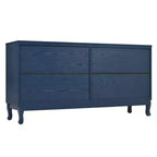 59 Mobile credenza a buffet, mobile contenitore in legno con ripiani regolabili, mobiletto bar per caffè a quattro ante, mobile console per soggiorno corridoio
