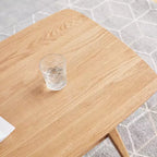 Chic Crate - Tavolino da caffè in Legno Massello 100% dal Sapore Naturale, Montaggio Semplice e Ripiano Portaoggetti - Scrivania Multifunzione
