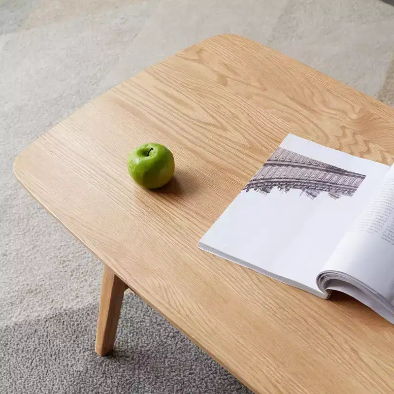 Chic Crate - Tavolino da caffè in Legno Massello 100% dal Sapore Naturale, Montaggio Semplice e Ripiano Portaoggetti - Scrivania Multifunzione