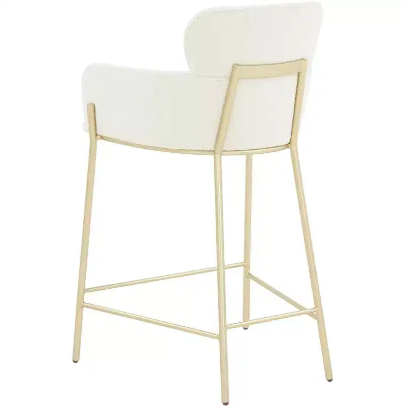 Sgabello da bancone Charlize in velluto - SFV4756 - Safavieh Couture