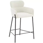 Sgabello da bancone Charlize in velluto - SFV4756 - Safavieh Couture