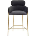 Charlize Velvet Counter Stool - SFV4756 - Safavieh Couture