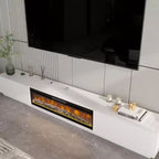 Mobile TV Famapy moderno minimalista, mobile per l'intrattenimento, console multimediale con cassetti e ripiani aperti