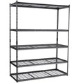 VEVOR Storage Shelving Unit, 5-Tier Adjustable, 2000 lbs Capacity, Heavy Duty Garage Shelves Metal Organizer Wire Rack