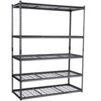 VEVOR Storage Shelving Unit, 5-Tier Adjustable, 2000 lbs Capacity, Heavy Duty Garage Shelves Metal Organizer Wire Rack