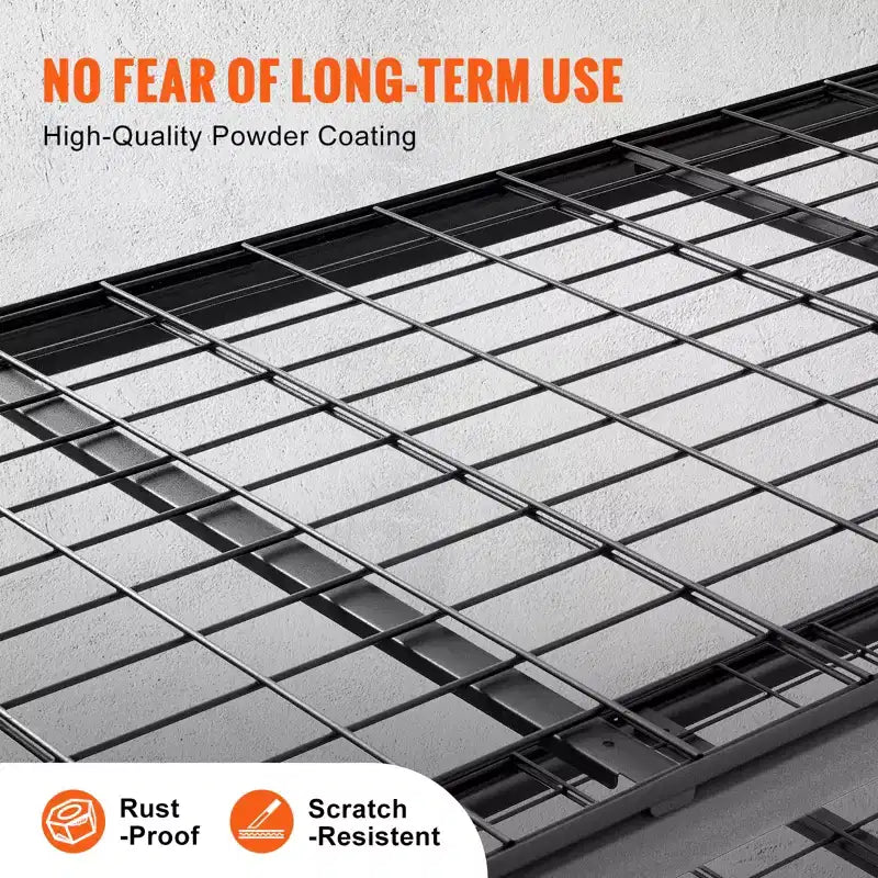 Scaffale portaoggetti VEVOR, 5 ripiani regolabili, capacità 907 kg, scaffali da garage resistenti, organizzatore in metallo, scaffalatura a filo metallico
