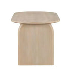 Set da pranzo ovale Whisen da 6 pezzi - Tavolo in legno di gomma con 4 sedie in rattan e panca, set da cucina moderno per 6 persone